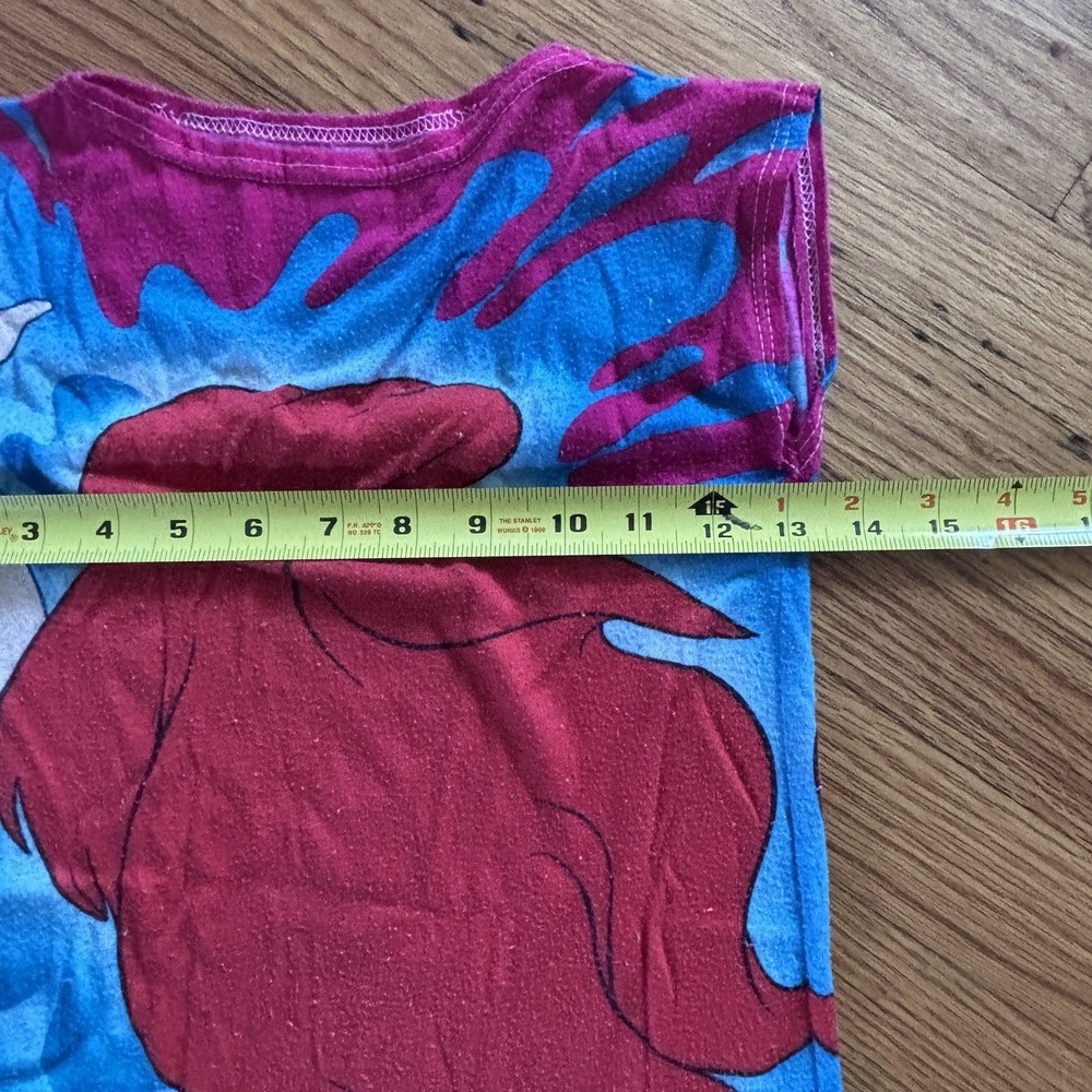 Vintage 90s Rare Disney Little Mermaid Girls 4-6 All Over Print Nightgown No Tag - Picture 4 of 4